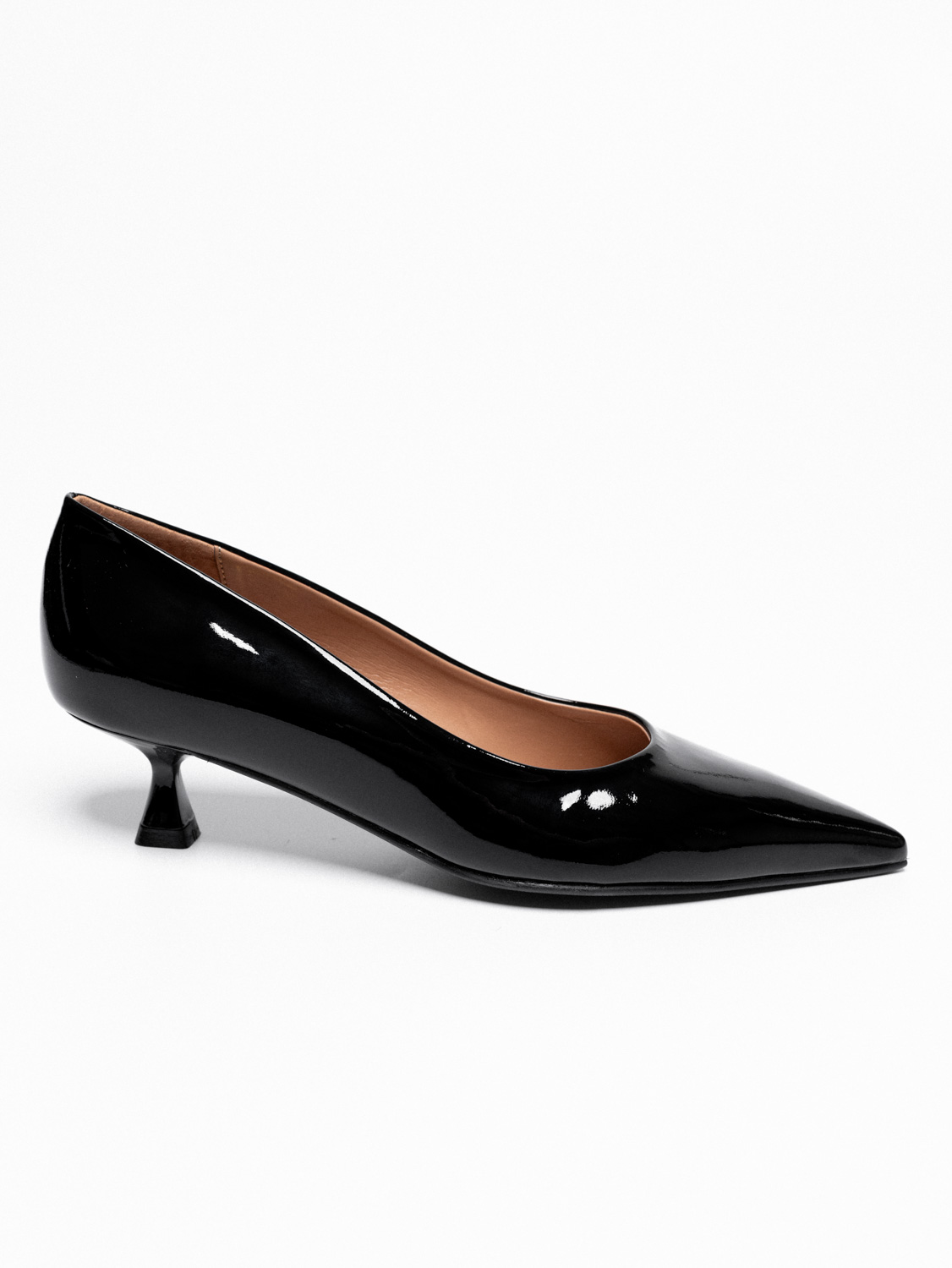 Patent Leather Kitten Heeled Pumps KARIDA